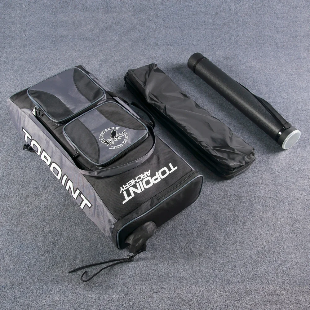 Archery Recurve Bow Bag Portable Takedown Case Portable Backpack with Arrow Quiver Outdoor Handbag Hunting Shooting Accessories